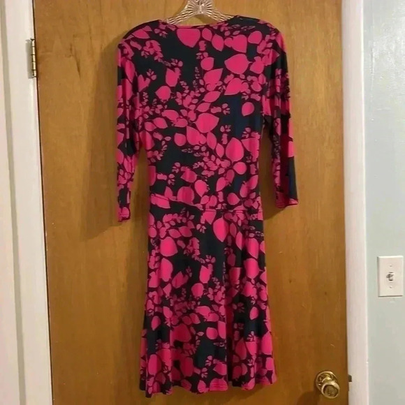 Garnet Hill Brianna Surplice Knit Wrap Dress - Picture 4 of 9